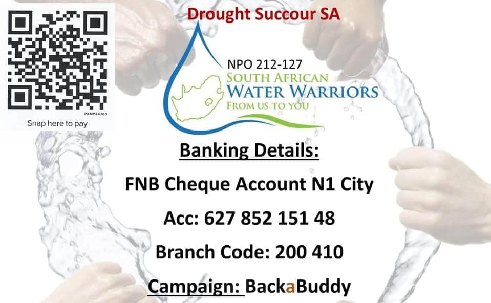 SA Water Warriors Banking Details